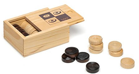 Cayro – Dame-Spiel aus Holz – Steine zum Spielen von Dame – Brettspiel für Kinder und Erwachsene – klassisches und traditionelles Spiel – Spaß für die ganze Familie