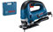 Bosch Professional 060158F002 GST 90 BE Seghetto Alternativo con 25 Lame e Valigetta, Blu