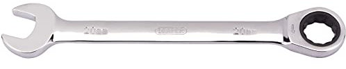 Draper 31019 Hi-Torq Metric Ratcheting Combination Spanner, 20mm