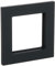 Jung AC 581 BF ANM Rahmen 1fach bruchsicher Serie A Creation anthrazit matt, Grau