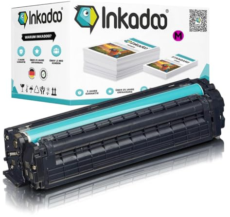 Inkadoo Toner kompatibel mit Samsung CLT-Y504S/ELS / Y504 Toner CLP-415 NW CLP-415 N Premium Line Xpress C 1810 W CLP-415 N CLX-4195 N