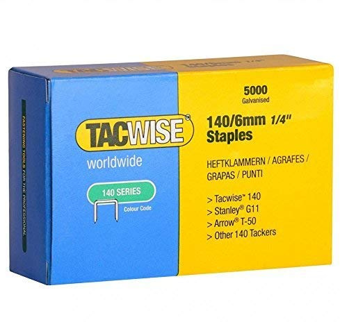 TACWISE Heftklammern 140 6 mm, verzinkt, 5.000 Stück 0340