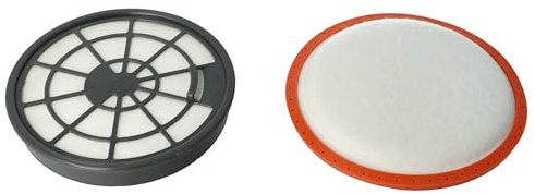 vhbw Filter Set kompatibel mit Dirt Devil Ultima (Power Parquet) & Pick Up Power (Pet) - Ersatz für 2620002, 2620001 Ausblasfilter Motorschutzfilter Zubehör