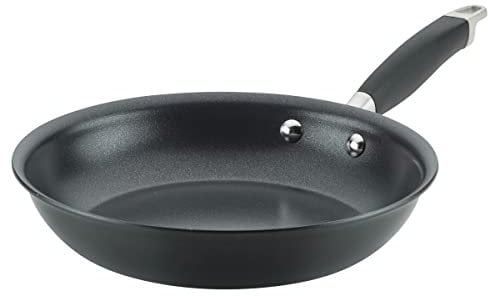Anolon Advanced Home Hard Anodized Nonstick Frying Pan/Skillet, 10.25 Inch, Onyx