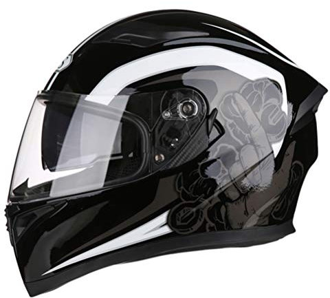Caschi moto DOT integrali con visiera parasole Caschi moto doppia visiera Casco moto da corsa