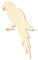 Holz Papagei - Deko Basteln 5-50cm, Pack mit:1 Stück, Größe:13cm