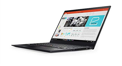 Lenovo ThinkPad X1 Carbon 5th 14 FHD Business Laptop, Intel Core i5-6300U fino a 3.0GHz, 8GB RAM, 256GB SSD, Tastiera retroilluminata, Tastiera americana, Windows 10 Pro (ricondizionato)