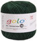 golo Strickgarn Häkelgarn Größe 10 für handgestricktes Häkelgarn Schwarzgrün 257
