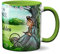 Lucy Maud Montgomery Tasse mit Anne of Green Gables Buch-Design, Literatur-Tasse, Buchbecher, Buchliebhaber-Tasse