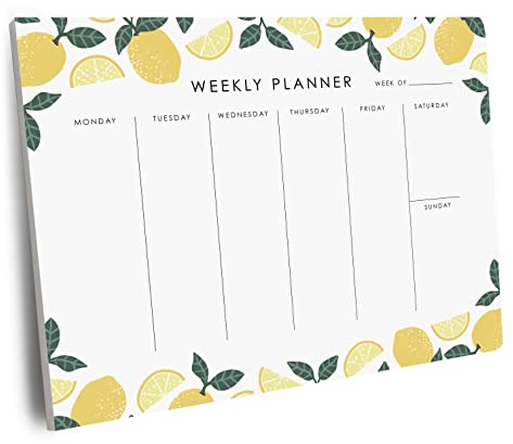 Weekly Planner 9 x 7, Productivity Planner for Goals & To-Do Lists