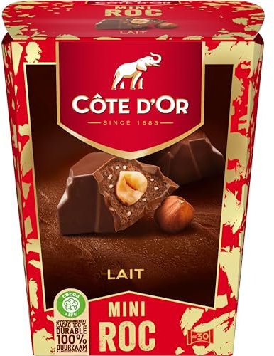Côte d'Or - Mini Roc Lait - Chocolats de Noël - Boite de 279g