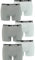 HEAD Boxershort grey combo 012 6er Pack XXL