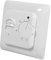 Chauffage Manuel Mécanique, Thermostat Non Programmable de Chaleur Uniquement Au Sol Maison Interrupteur Contrôle Température Climatisation Pièce Commutateur Commande avec Câble de Sonde 2.9m 220V
