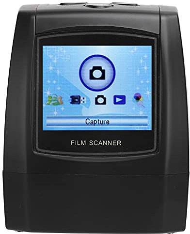 Cuifati Digitaler -Film- und Diascanner – Konvertiert 35-mm-, 126-, 110-, Super-8- und 8-mm-Filmnegative und Dias in 22-Megapixel-JPEG-Bilder – Beinhaltet –