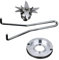 Sharplace Mixer-Klingen-Kit, Ersatzmesser, Küchenwerkzeug, Entsafter-Mixer-, Fleischwolf-Zubehör