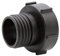 VARIOSAN IBC Adapter (M80x3 auf S60x6) 16072, Kunststoff, schwarz