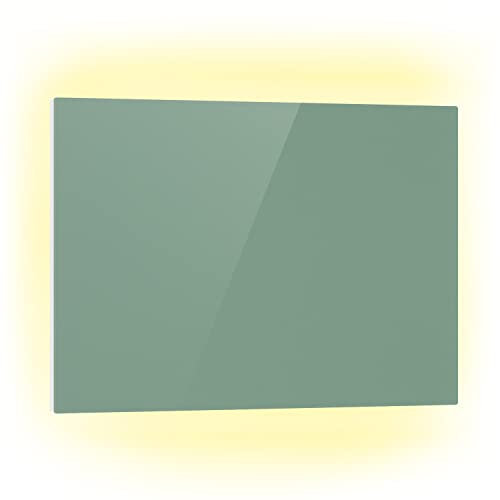 Klarstein Radiateurs Chauffage Radiant Electrique IP44, Chauffage salle de bain infrarouge Intelligent WiFi et App, Radiateur Electrique Mural 750W, Heater avec Détection Fenêtre Ouverte, Thermostat