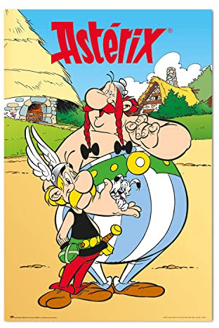 Grupo Erik Asterix Poster - 35,8 x 24,2 Zoll / 91 x 61,5 cm - Versand gerollt - Coole Poster - Kunstposter - Poster & Drucke - Wandposter