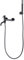 IMEX BDM039-4BGM Robinet de baignoire avec bec SERIE MONZA Black Gun Metal Gris foncé satiné