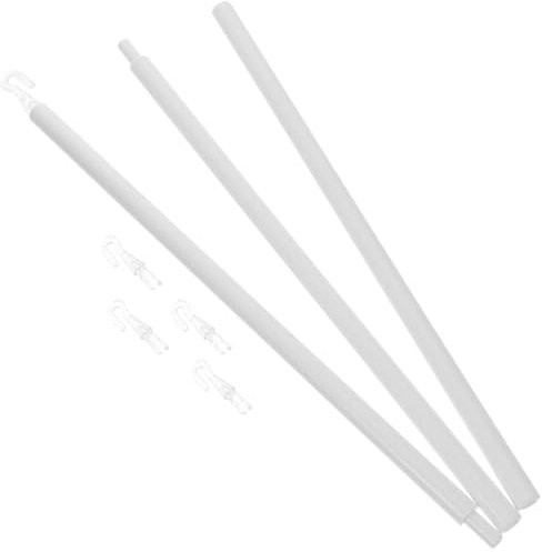 Garneck Blind Wand Tilt Rod with Hook and Grip - Vertical Blind Extension Stick Opener Control Handle Pulling Rod Replacement
