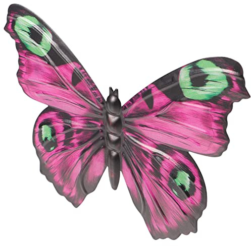 SEWOART wrought iron butterfly decoration pink decor metal art wall hanging metal butterfly wall decor for fence butterfly wall art decor wall decoration 3d outdoor paste
