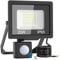 vighep Motion Sensor Lights Outdoor- 20W Small Security Lights Mains Powered,IP65 Waterproof Led Pir Floodlight Outside, 6500K Bright Wall Light for Garden, Garage,Warehouse, Playground Backyard