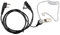 Jopto Walkie Talkie Headset Covert Air Acoustic Tube Earpiece with Throat PTT Mic 2 Pin Radio Headset Compatible with Two Way Radio Baofeng BF-888S UV5R Kenwood HYT eSynic Radioddity Olywiz WOUXUN