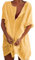 Tunika Hawaii Bluse Elegant Damen Sommer Pareos & Strandkleider Strand Beach Damen Kaftan Strandkleid Damen Bikini Cover Up Outfits Kleider Sommer Jumpsuit Damen Elegant,Gelb 4XL