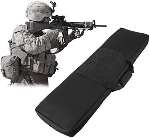 ANSNOW Gewehrkoffer Taktischer Gewehrkoffer, Soft Gun Range Bag, Airsoft Gun Bag, Langeenpistolen-Aufbewahrungs-Schusswaffentasche, Für Lagerung Und Transport, 100 Cm/39,4 Zoll/Schwarz