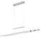 lightling LED Pendellampe Tina, 4 fach Touch, Ein- und Ausschalter, Up and down Beleuchtung, Lichtfarbe einstellbar, höhenverstellbar, ausziehbar, Höhe 150 cm, Breite 150 cm, nickel matt