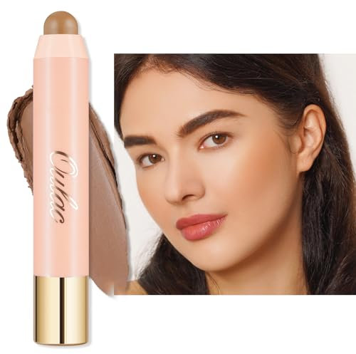 Oulac Contouring Stick Maquillage - Stick Contouring Visage, Texture Crémeuse, Fini Mat, Formule Vegan, Non Gras, C2 Toffee