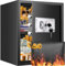 Mejasg 55L Large Fireproof Safe for Home with A4 Fireproof Bag and Removable Shelf, Anti-Theft Home Safe Box with Alarm and Silent Mode, Security Digital Fire Safes for Money Jewelry A4 Document