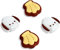 Kuitmor Lot de 4 capuchons de pouce pour Switch - Coque de joystick analogique Kawaii en silicone souple compatible avec Switch/OLED/Lite