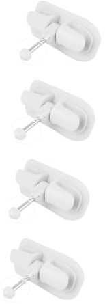 Milisten Base Fissa per Kayak da 4 Pezzi per Pagaia per Remo Base Universale per Remo Sedile Remo Canoa Blocco Remo Chiusura Blocco Chiusura per Remo Pagaia Base Fissa Canoa Clip Remo