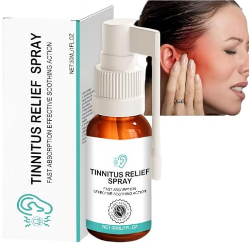 Medilisk Tinnitus Relief Spray,Ear Tinnitus Sprays,Tinnitus Relief for Ringing Ears,Ear Drops for Tinnitus,Ear Ringing Relieving Spray,Ear Ringing Treatment Oil,Ear Noise Spray,Tinnitus Relief