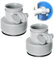 Riisoyu Poolschlauch Adapter, Adapter Typ B Schlauchadapter für Pumpe Anschluss für Ø 32 Und 38 Mm Pool-Schlauch für Pumpen Pool Klemme Zubehör Filterung