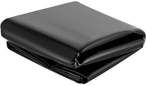 Neegaurd Teichfolie 2m x 2m, Schwarz LDPE Teichfolien Schwerlast, Flexible Teichfelle Teichfolie, Schwimmteich Folie Gartenteich Teichplane, für Fischteiche, Brunnen, Wassergarten und Wasserfall