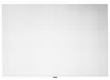 LATERALE 3 MT MANUALE IN TEXTILENE BIANCO CON PROFILO ALLUMINIO BIANCO