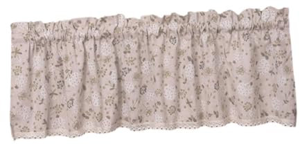 JISADER Vintage Decorative Curtain Treatment for Living Room, Hydrangeas