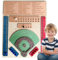 Baseball-Brettspiel, Baseball-Würfelspiel, Holzbrettspiel | Across Board Baseball-Spiel - Baseball-Spielbrett für Kinder und Erwachsene, Geburtstagsgeschenk, lustiges Baseball-Brettspiel für Famil