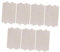 TOPPERFUN 7Stücke Mikrowellen Mica Blatt Teiliges Hochtemperaturbeständig und Isolierend Einsetzbar für Mikrowellen Einfacher Austausch und Installation