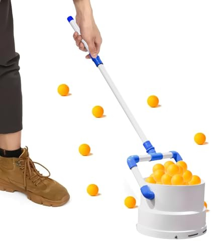 Tennis Ball Picker – Kugelfangsammler | Verstellbarer Aufbewahrungskorb und tragbares Sport-Wiederherstellungswerkzeug für Tennistraining, Outdoor-Praxis, Spiele