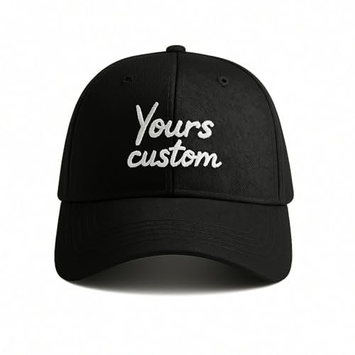 mememom Cap Personalisiert,Individuelle Bestickte Baseballkappe Mit Name/Text/Logo,Basecap für Herren Damen,Gestalten Sie Ihre eigenen Kappe, Geschenke für Mama, Papa und Freunde