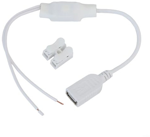 Puupaa AC 220V vers DC 5V USB Adaptateur Connecteur, Caméra de Sécurité Alimentation USB Adaptateur Transformateur Connecteur avec Module de Protection