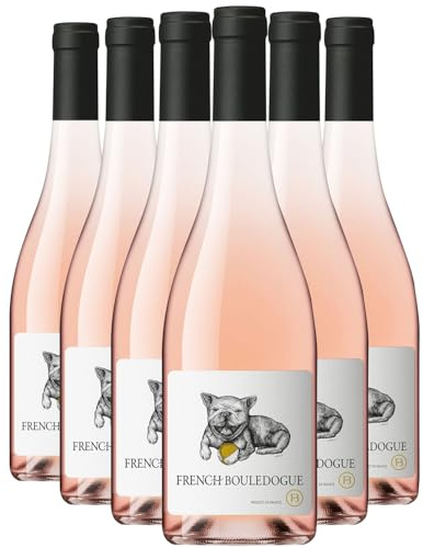 French Bouledogue Pays d'Oc Roséwein 2024 - g.g.A. - Languedoc - Roussillon Frankreich - Rebsorte Grenache, Cinsault - 6x75cl