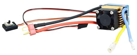 RC-Elektrosteuerung Für 320A Brushed ESC Drehzahlregler Mit Lüfter Einstellbare RC Autoteile Fernbedienung Crawler Modellautos