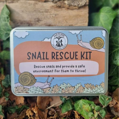 Nature Nurture Kids Snail Rescue Kit, Educational Tools, Activites and Equipment to Save and Care for Snails