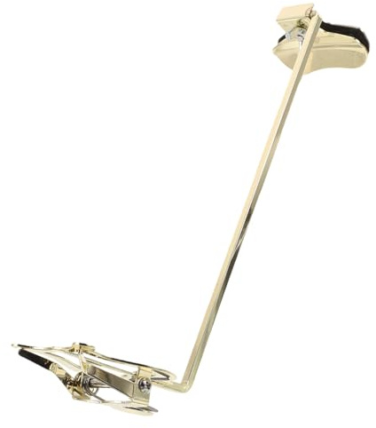 FOMIYES Porte Partitions Saxophone Soprano Droit Clip De Marche | Pince SéCuriséE, RéGlage Angle Et Hauteur, Portable Et LéGer, Usage ExtéRieur pour Orchestre Et RéPéTitions ExtéRieures