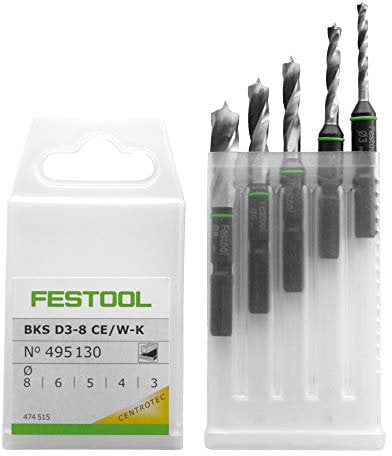 Festool Coffret de forets hélicoïdaux FESTOOL BKS D 3-8 CE/W-K - 495130