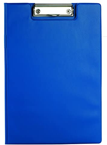 ALCO-Albert 5515-15 - Klemmmappe DIN A4 Hochformat, in blau, Kunststoffüberzogen, 1 Stück